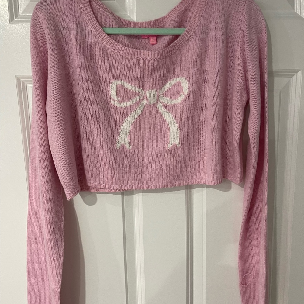 Sugar Thrillz Pink Knit Sweater